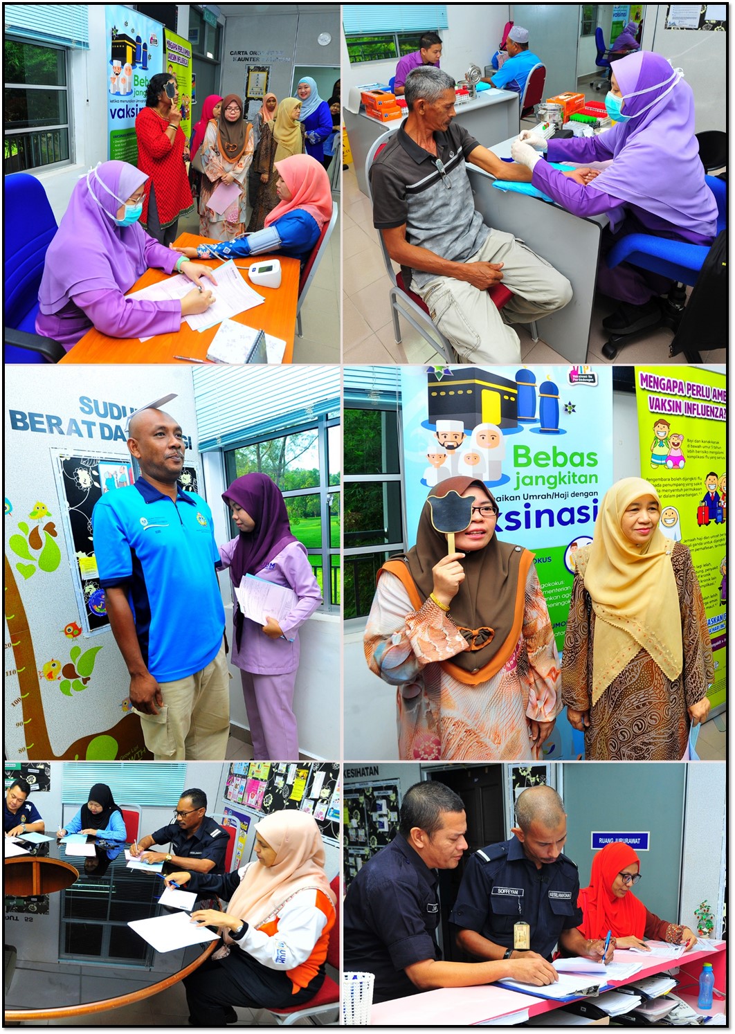 UUM HEALTH CHECK UP HELPS IMPROVE QUALITY OF WORK AMONG STAFF AND AVOID ANY UNTOWARD INCIDENCES